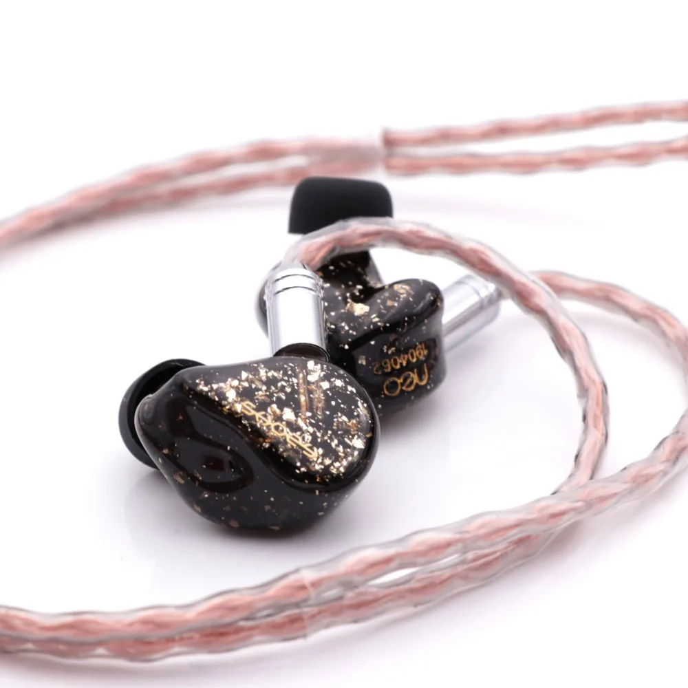 SHOZY NEO BG 5BA HiFi наушники-вкладыши Audiophile IEMs с 0,78 мм 2-контактный съемный кабель
