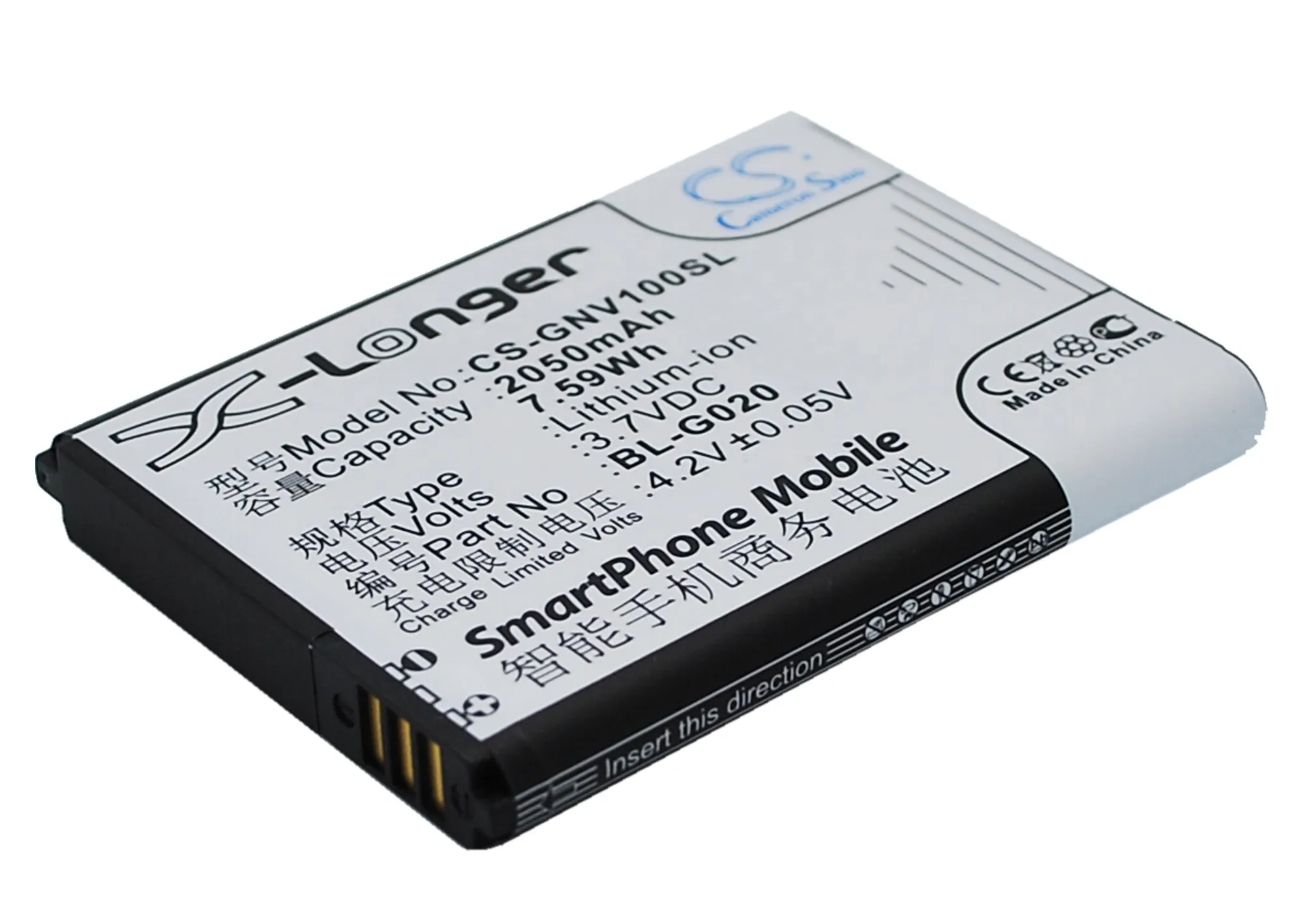 Аккумулятор Cameron Sino на 2050 мАч для GIONEE A326 A809 GN787 V100|cameron sino|battery forcameron sino battery |