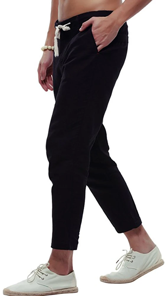 Лето 2017 г. Для Мужчин's Повседневное брюки-карго caoris Брюки для девочек