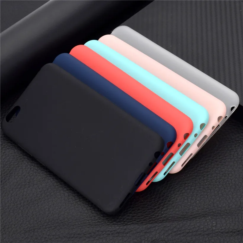 Soft TPU Case For VIVO V11 V15 Pro Y66 Y67 Y85 Y91 Plain Silicone Candy Color Back Cover |