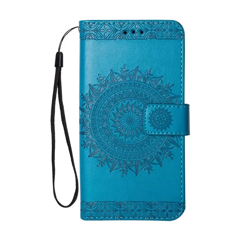 Blue Чехол для телефона для Samsung Galaxy J3, J5, J7 года из мягкого ТПУ высокого качества PU кожаный флип-кошелек - Цвет: Blue