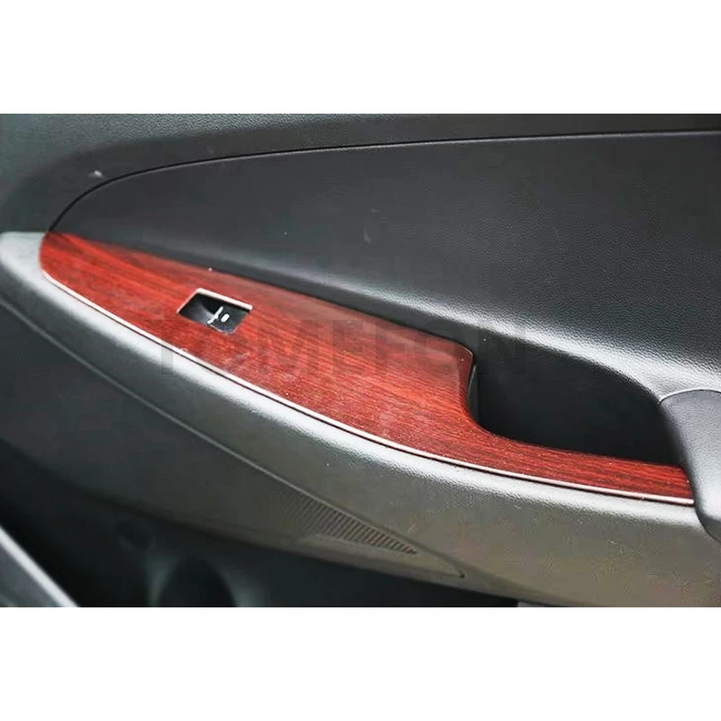 TOMEFON для hyundai Tucson ABS деревянная краска внутренняя ручка Панель AC вентиляционная дверь окна Bottons рулевого управления украшения