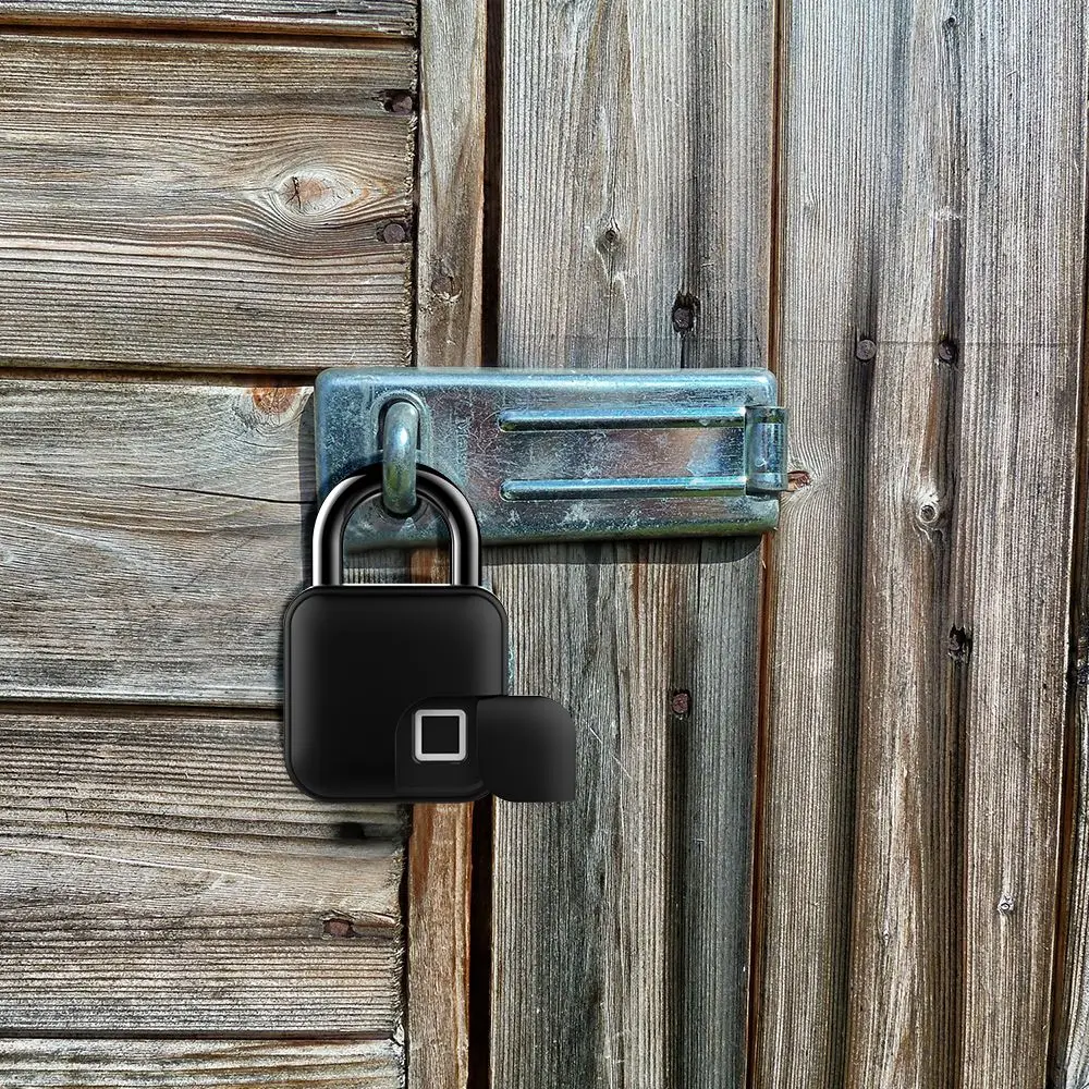 Бесключевой электронный умный замок отпечатков пальцев USB Перезаряжаемый IP65