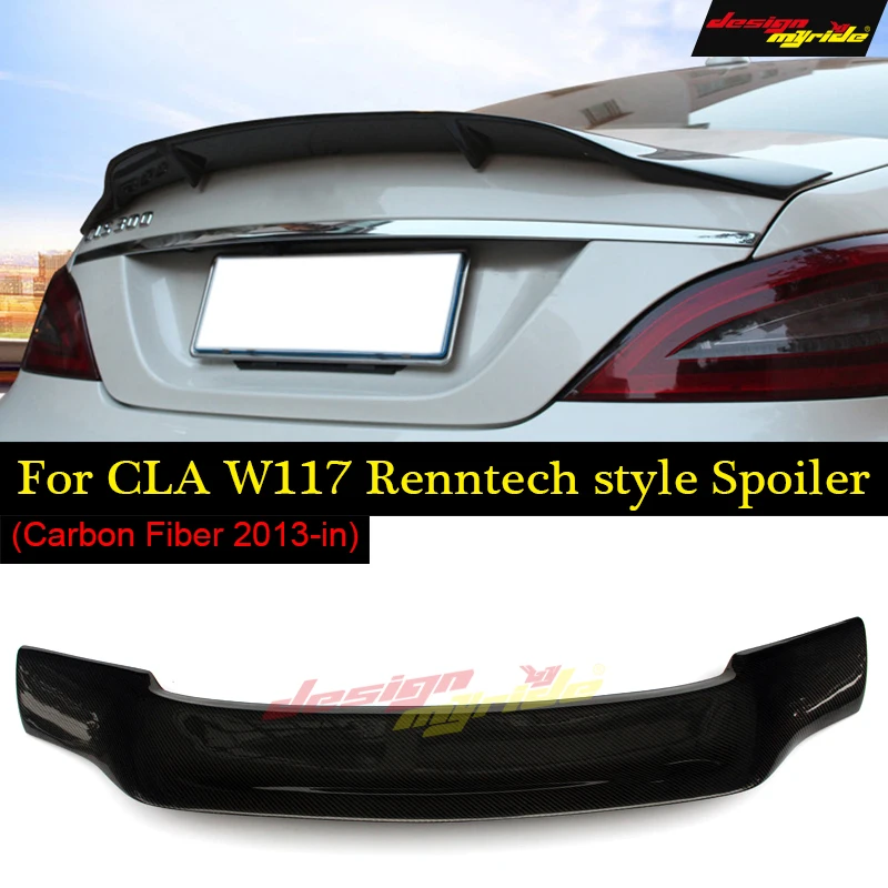 Для Mercedes CLA W117 C117 X117 задний спойлер багажника Big Duckbill крыло Стиль Renntech углеродное