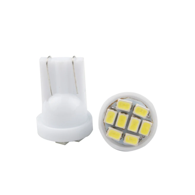 100 шт. T10 8 smd светодиодов 8SMD Автомобильные светодиодные 194 168 192 W5W 3020smd супер яркие