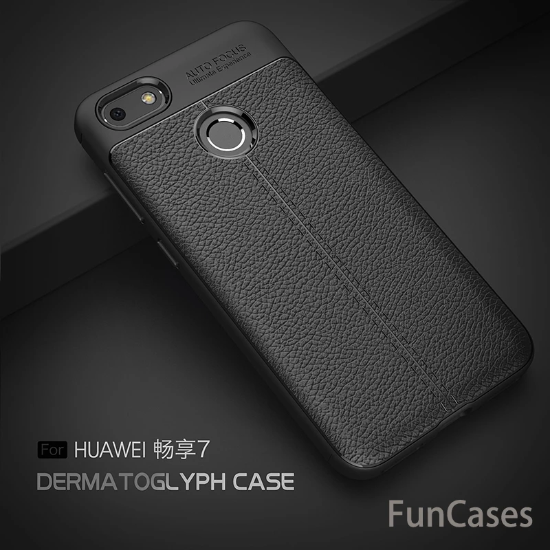 Модные чехлы для телефона с рисунком личи huawei Y6 II противоударные кожаные мягкие