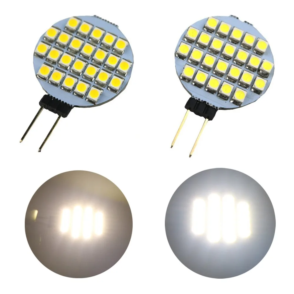 

DC 12V 4W G4 LED Lamp Bulb Light 24 Leds Cold White/Warm White light source for DIY Bulb Lamps lighting KQ