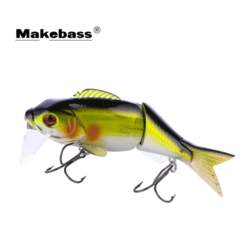 

Makebass 5.71in/ 1.76oz Flexible Wobblers Two Section Minnow Fishing Lure Artificial Hard Bait Fishing Tackle Japan fishhooks