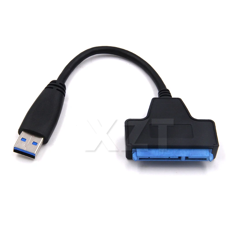 USB 3,0 к SATA 3 22 контактный адаптер кабель 2,5 дюйма драйвер для жесткого диска внешний SSD HDD адаптер кабель конвертер сверхскоростной Sata III