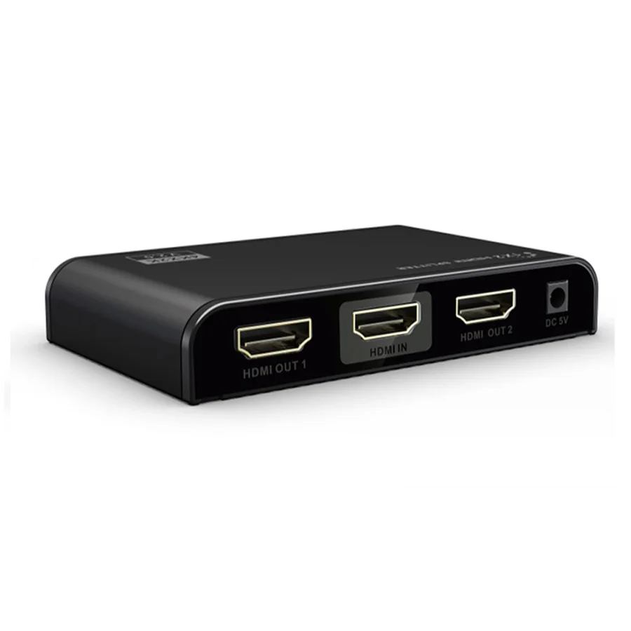 

New HDMI 2.0 HDMI Splitter 1x2 4Kx2K@60Hz HD Splitter Distributer support HDCP 2.2 3D for DVD HDTV With Power Adapter