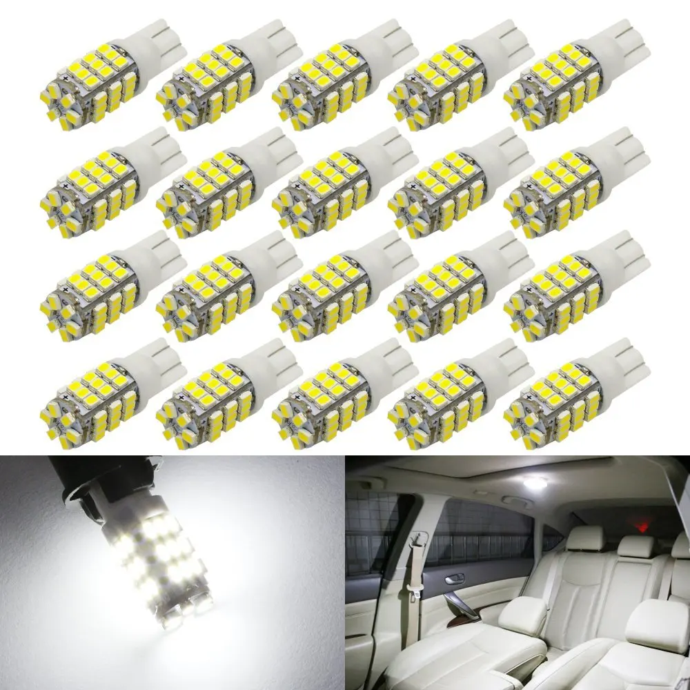 10 шт. T10 трейлер RV 921 192 1206 42 SMD 12 В Автомобильные задние светодиодные лампы заднего