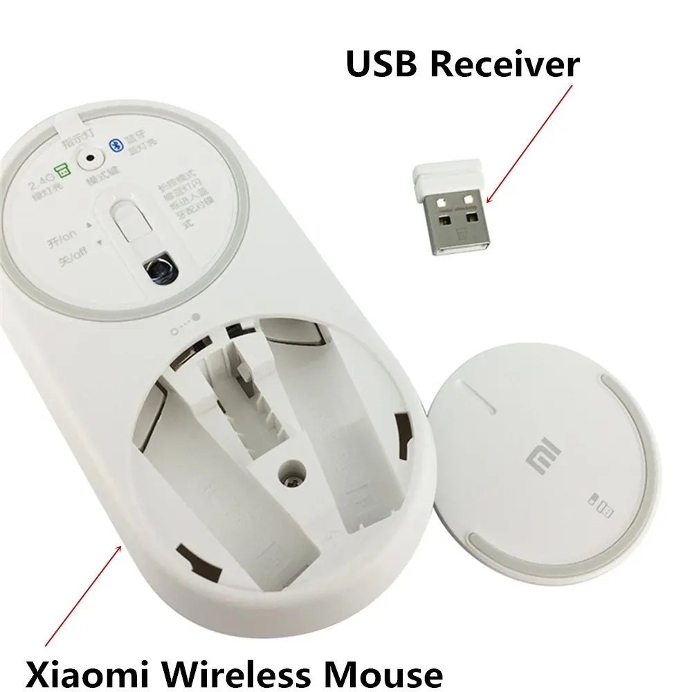 Оригинальная беспроводная мышь Xiaomi портативные игровые мыши Bluetooth Wi Fi офисные из