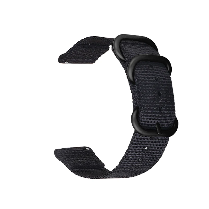 Ремешок нейлоновый для Xiaomi huami Amazfit Stratos 2/2S PACE брезентовый браслет Samsung Gear S3/Moto 360 2 |