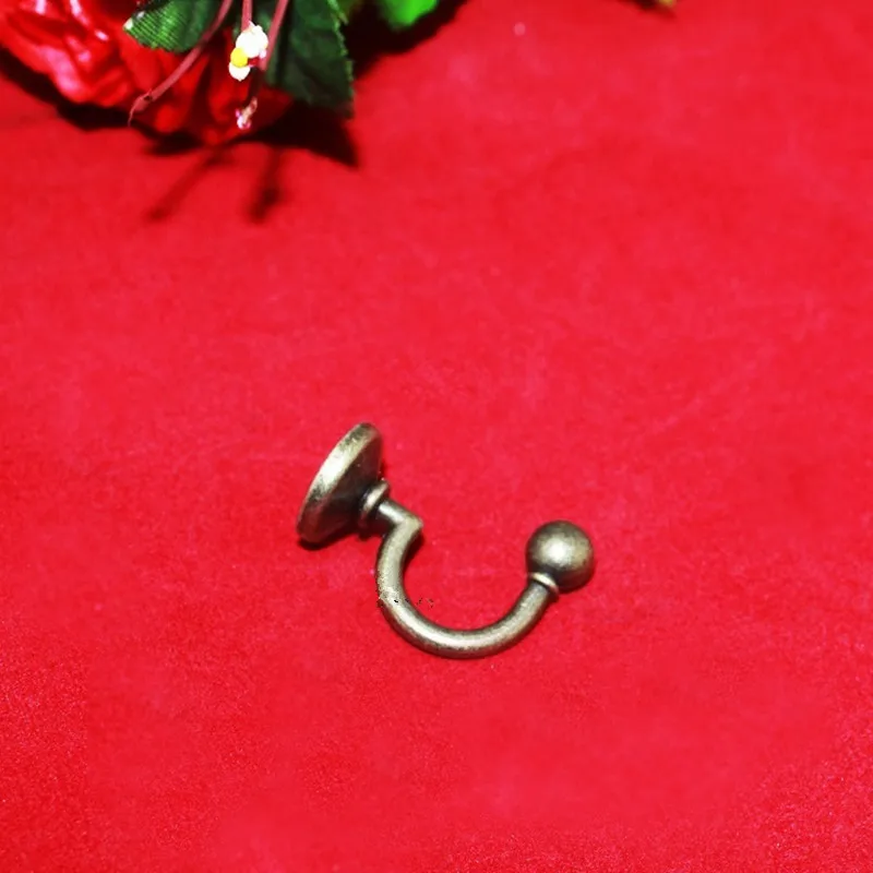 Оптом Стены Двери Ванной двойной зубец Вешалка-крючок для пальто горшок