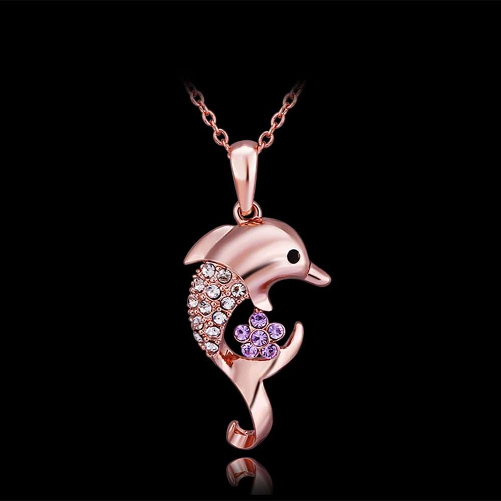 Jumping fish collares N847 # lovers синие модные ожерелья для женщин 2014 длинное ожерелье