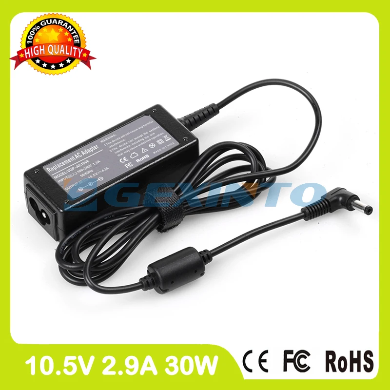 10 5 V 2.9A 30W Ноутбук ac адаптер питания зарядное устройство для Sony Vaio VGP-CKP1TT PCG-21112L