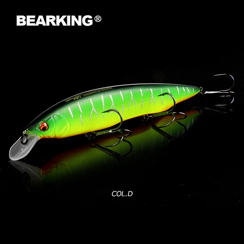 M160-D BEARKING 160 мм 30 г Горячая приманки для ловли рыбы, разные цвета, minnow crank, Вольфрам система веса(wobbler) модель воблер - Цвет: M160-D