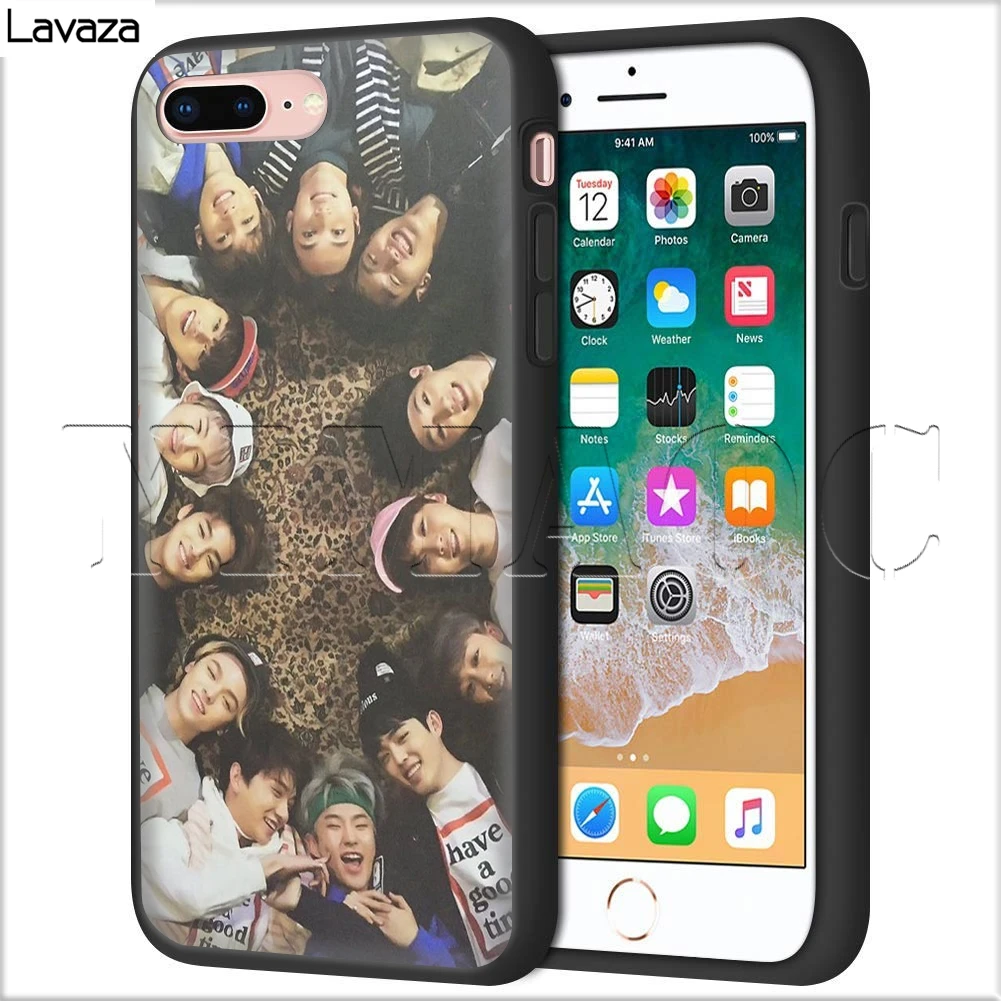 Чехол Lavaza KPop Seventeen для iPhone 11 Pro XS Max XR X 8 7 6 6S Plus 5 5s se |