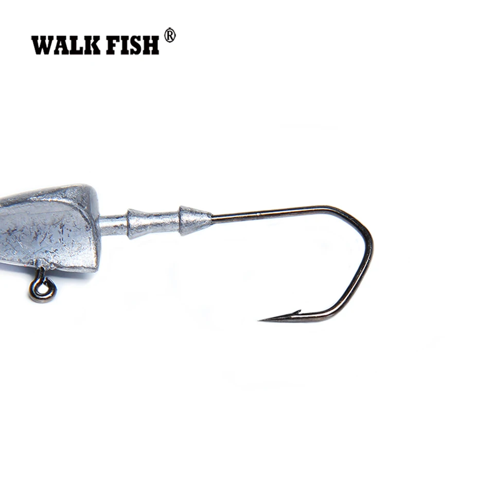 Walk Fish 5 шт./лот крючки с головкой 3 г 7 10 14 20 крючок свинцовой для приманки джиг