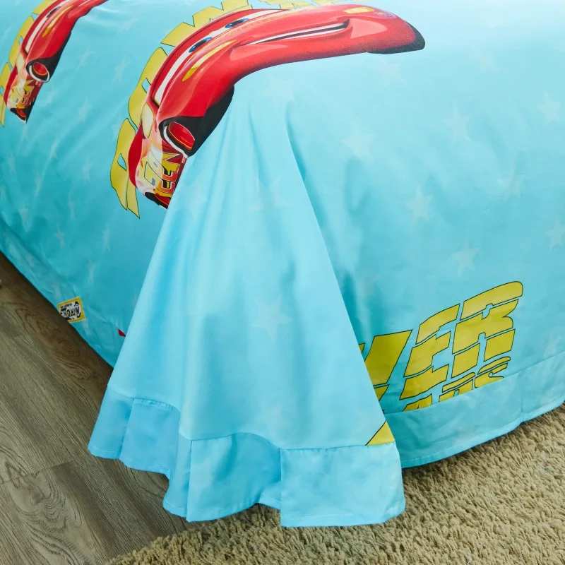 Комплект постельного белья с принтом Тачки из хлопка|Комплекты белья| |