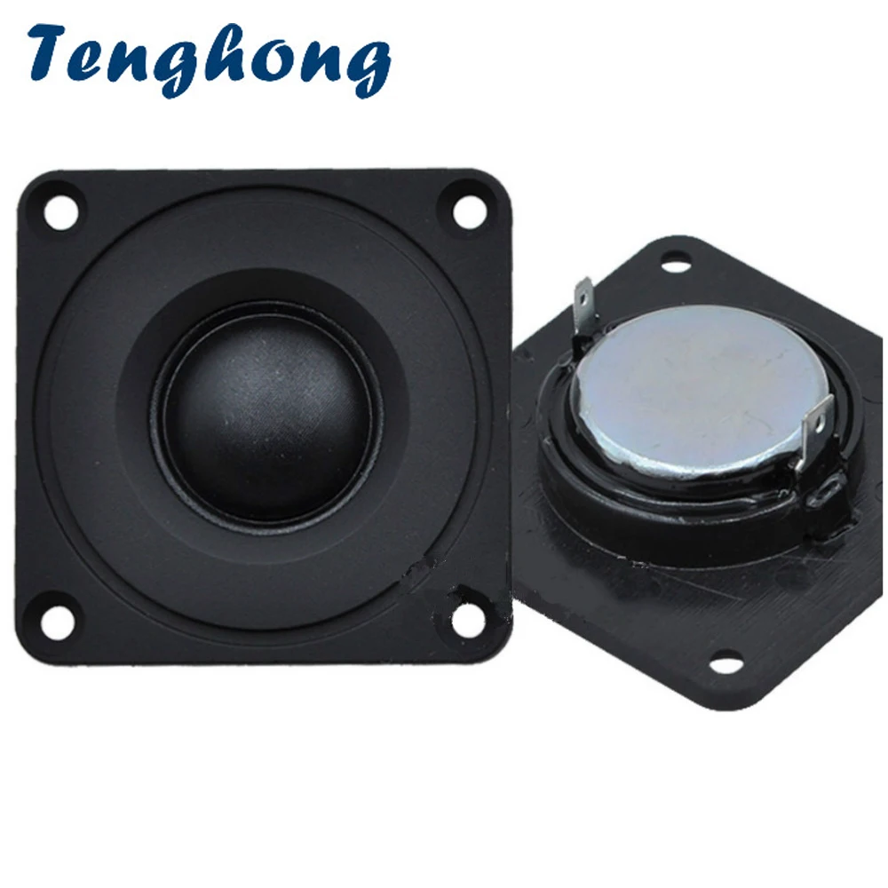 Tenghong 2 шт. 51 мм аудио портативный динамик s 20 Core 6 Ом 15 Вт Hifi высокий шелковая пленка