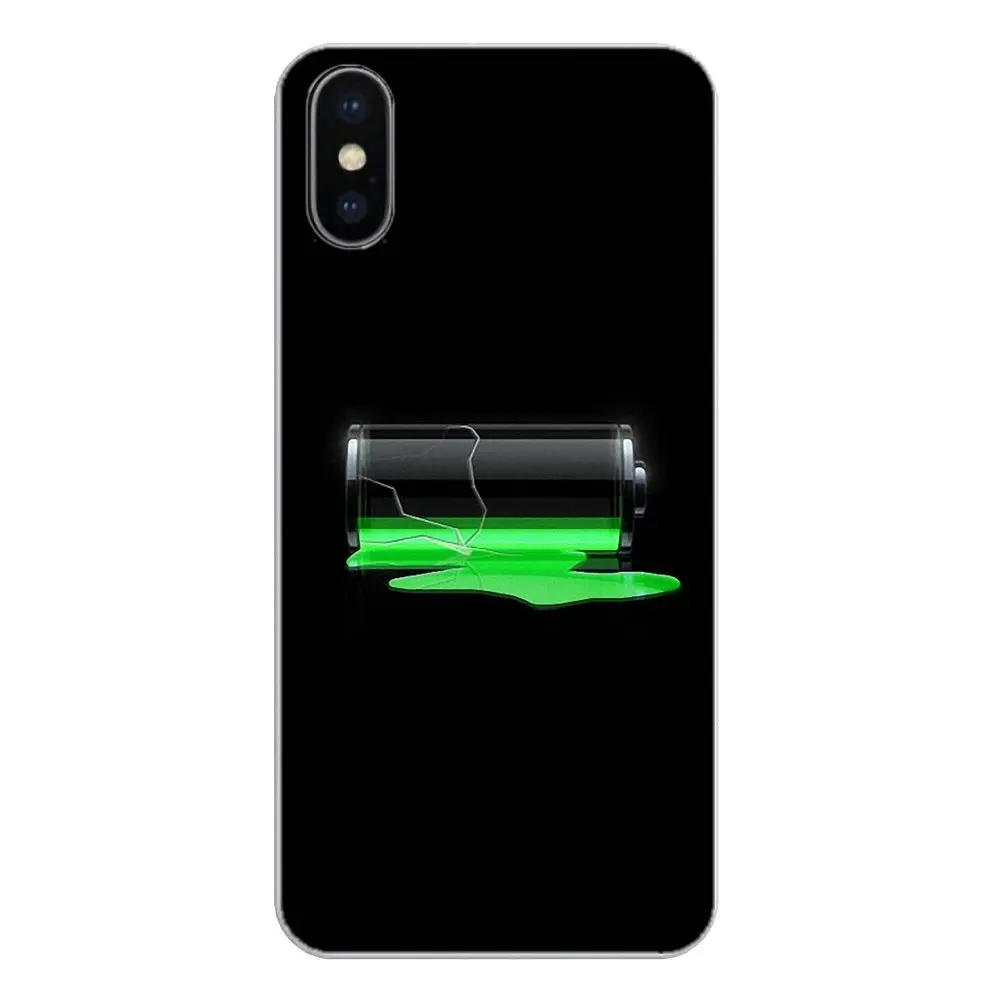 Soft TPU Phone Cover Battery Life Cycle Funny For Huawei G7 G8 P7 P8 P9 Lite Honor 4C 5X 5C 6X Mate 7 8 9 Y3 Y5 Y6 II 2 Pro 2017 |