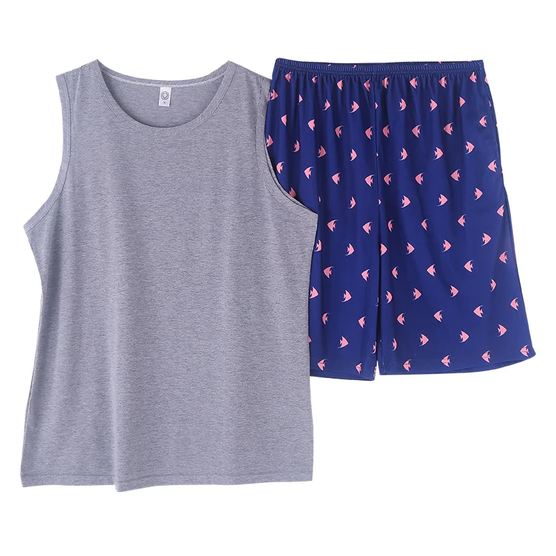 

Пижама, Мужская пижама, мужская повседневная одежда для сна из 100% хлопка, Мужская одежда для отдыха, домашняя одежда, летние комплекты для сна XXXXL