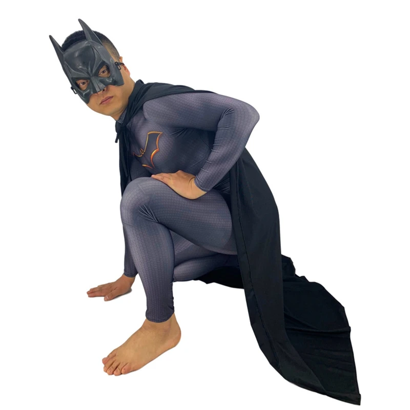 Костюм Бэтмена Темного рыцаря для взрослых супергерой zentai костюм боди