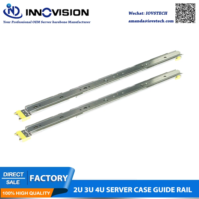Enlarge High Quality Special Server Guide Rail for our 3U/4U Server Case,3section rack server slide rails