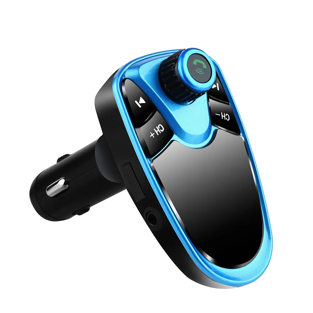Автомобильный комплект громкой связи беспроводной Bluetooth fm-передатчик ЖК MP3-плеер USB зарядное устройство 2.1A автомобильные аксессуары Handsfree Авто fm-модулятор