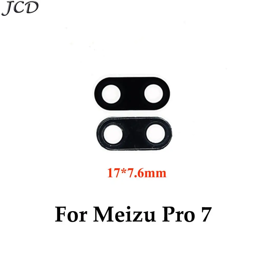 For Meizu pro 7 JCD задняя Камера Стекло объектив для Meizu MX4 MX5 Pro 5 7 Plus E2 E3 U10 U20 M15 lite 15 плюс для meilan M1 M2 M3 M5s M6 Примечание S6 - Цвет: For Meizu pro 7