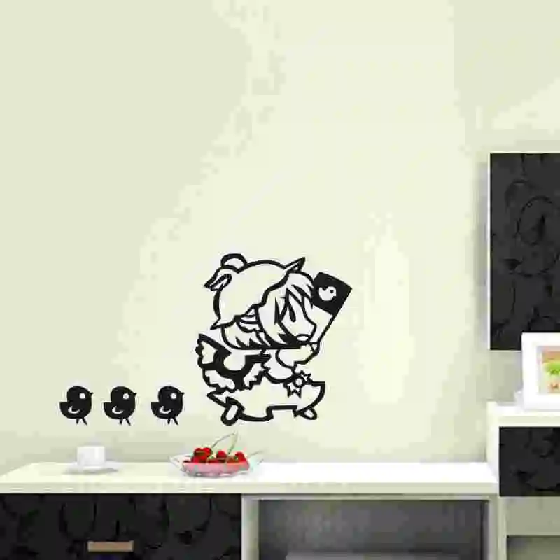 Аниме наклейки на стену Remilia Scarlet Touhou Project автомобильные виниловые Декор для дома