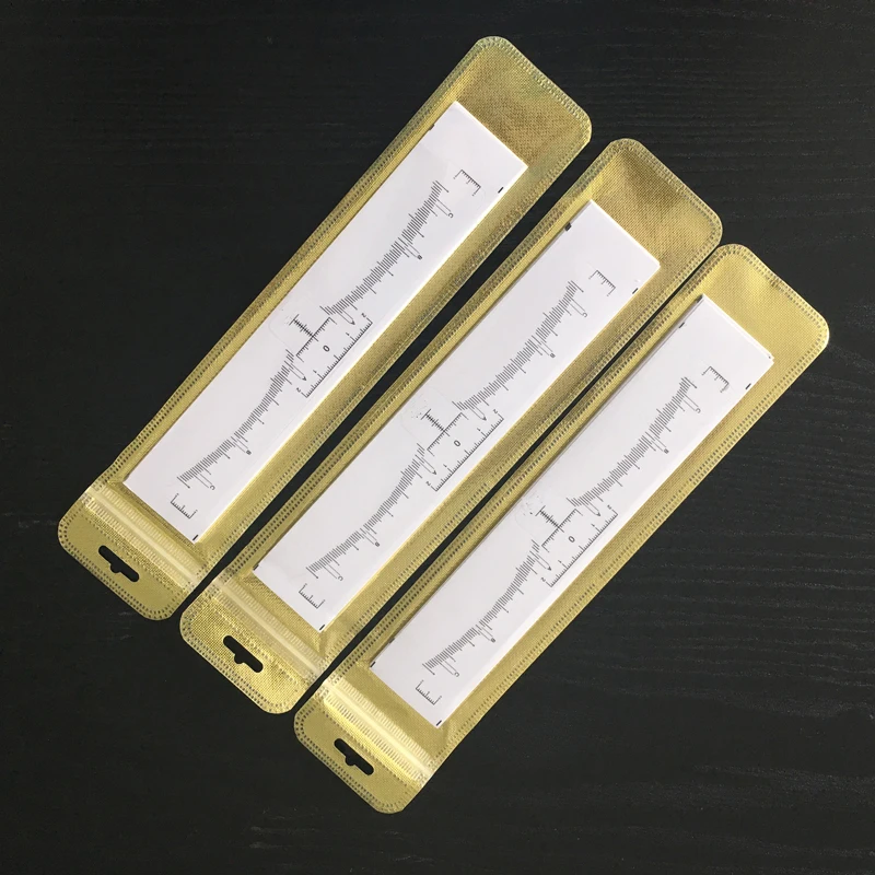 10 шт. одноразовые микроблейдинг линейки для бровей|eyebrow accessories|ruler eyebrowseyebrow ruler |