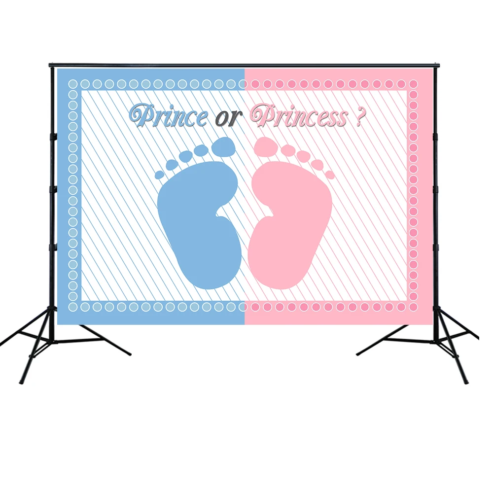 HUAYI следы полосы мальчик или девочка ребенок душ фото фон принц принцесса пол