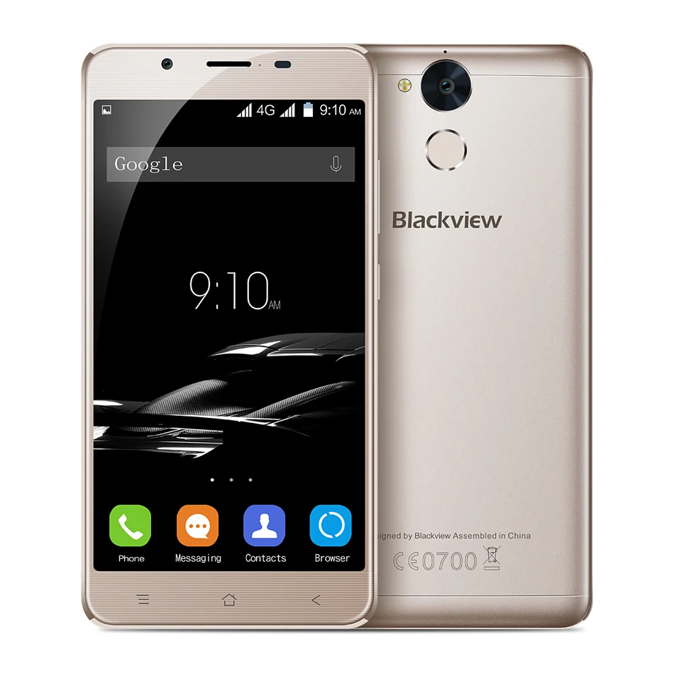 Blackview P2 Смартфон 5.5 дюйма FHD 6000 МАч MTK6750T Octa Ядро 4 Г RAM+ 64 Г ROM Отпечатков Пальцев ID 8MP+ 13MP 4 Г Мобильный Телефон