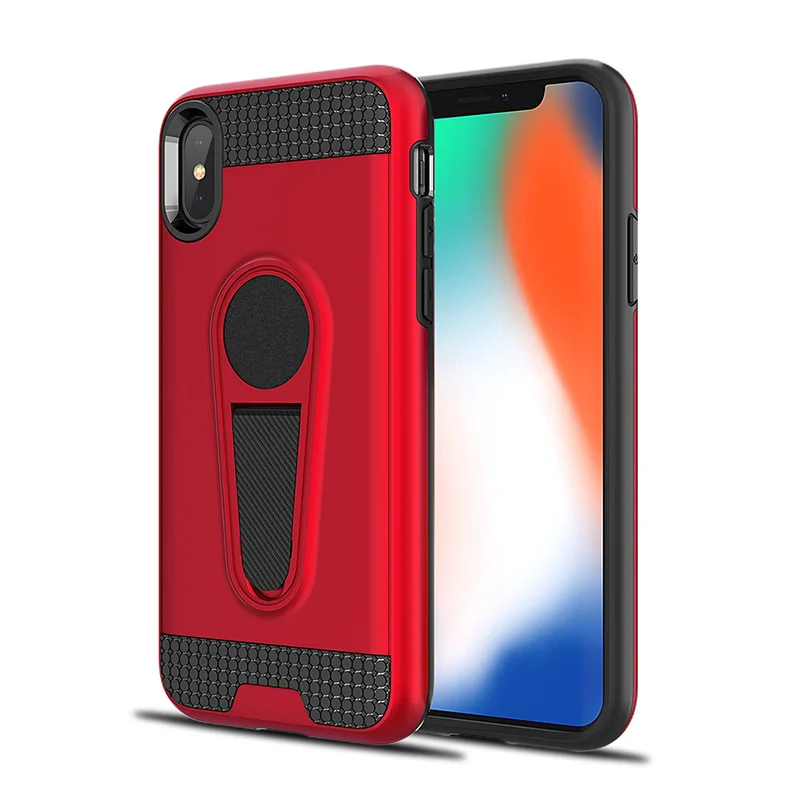 Магнитный чехол KKREFF для iPhone XR противоударный 6 6s 7 8 Plus X XS Max Мягкая Черная задняя