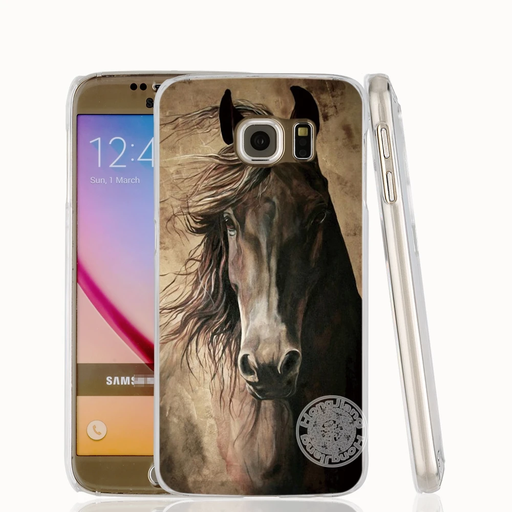 HAMEINUO красивый чехол для мобильного телефона с лошадью для samsung Galaxy S7 edge PLUS S8 S6 S5 S4 S3 MINI