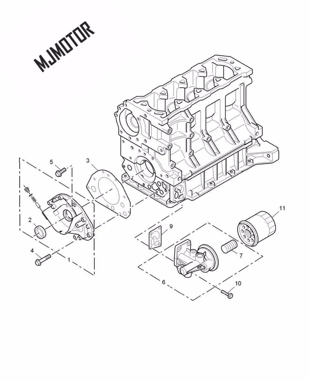 Набор масляных насосов для китайских SAIC ROEWE 550 MG6 1,8 T автозапчасти LPF000030