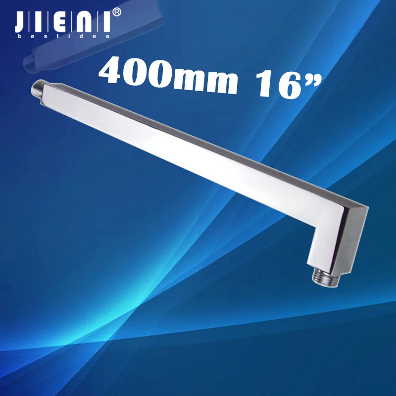

JIENI Wall Mount Brass Shower Arm Bathroom Concealed Install Shower Holder Shower Head Bar Ceiling Mount Shower Arm