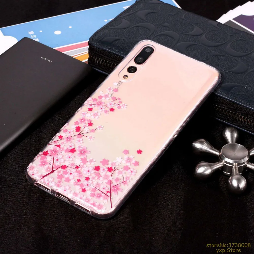 Цветок серии в простом стиле живопись Мягкие силиконовые ТПУ чехол для телефона