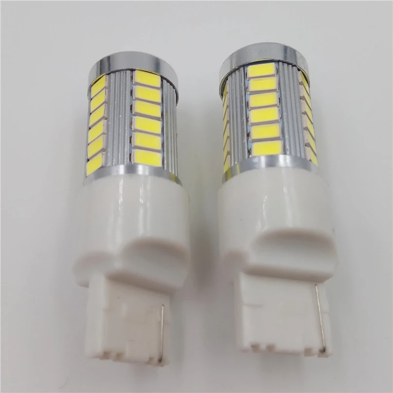 4 шт. Автомобильные светодиодные лампы T20 7440 7443 W21 WY21W 5630 5730 smd|car light|bulb ledbulb led t20 |
