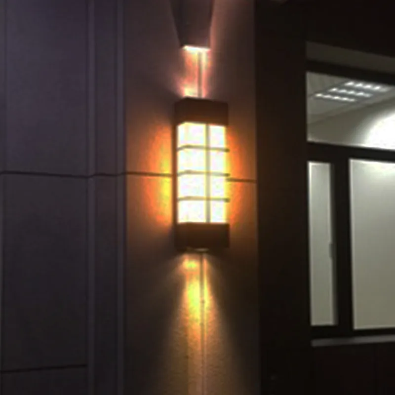 Современный вертикальный Мраморный Садовый светильник водонепроницаемые