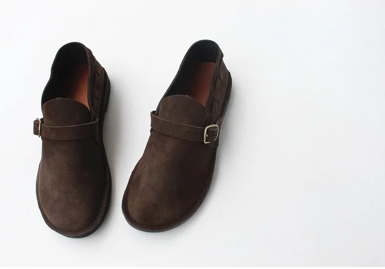 Careaymade/женские туфли из натуральной кожи на плоской мягкой подошве Удобные дышащие тонкие туфли ручной работы в стиле ретро