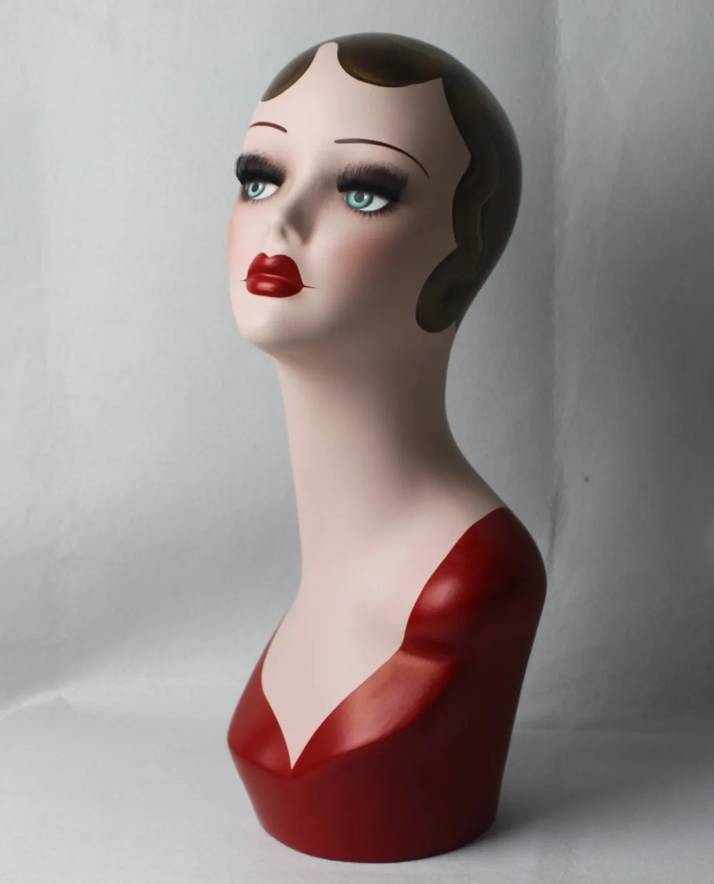 Высококачественная винтажная Женская Манекен головка из стекловолокна|mannequin dummy