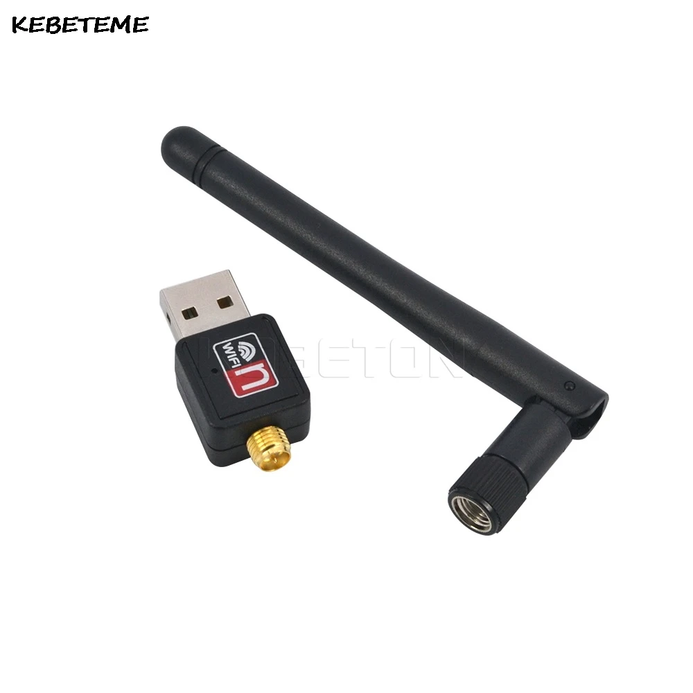 Беспроводной адаптер KEBETEME 150 Мбит/с USB WiFi 802 11 b/g/n сетевая карта LAN с драйвером по