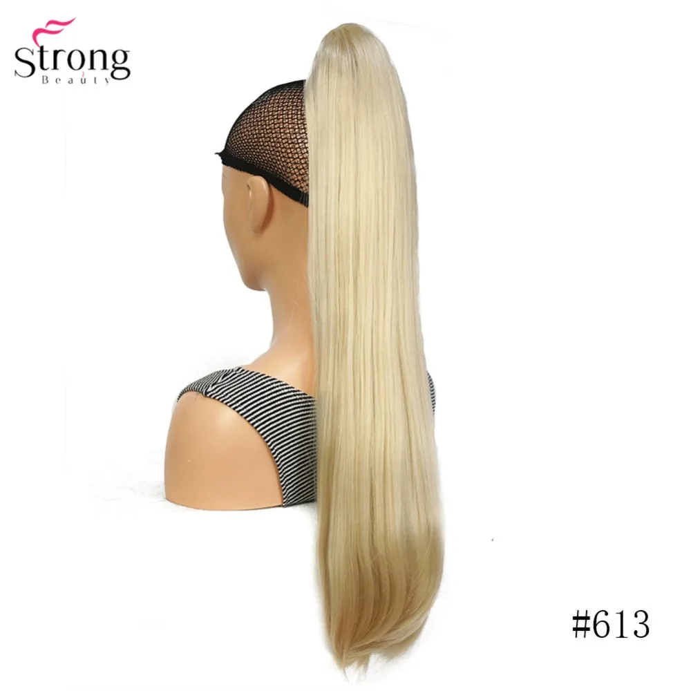 StrongBeauty коготь клип конский хвост длинные прямые шиньоны синтетические волосы для наращивания