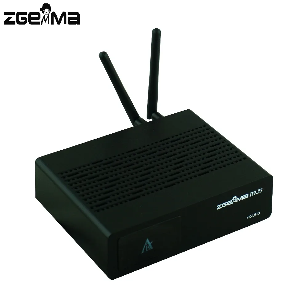 ТВ приставка 2 шт./лот ZGEMMA H9.2S 4K UHD операционная система Linux E2 H.265/HEVC QT Stalker