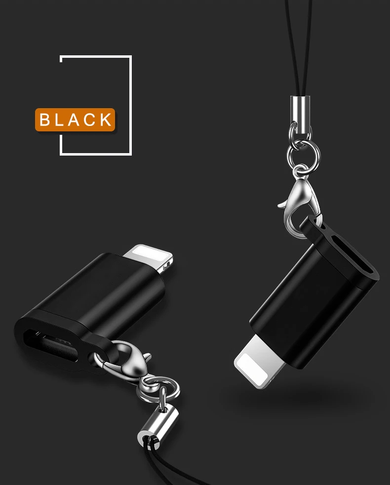 ACCEZZ OTG адаптер Micro USB на 8 Pin Освещение для iphone X XS MAX XR 7 8 6S 6 Plus телефон синхронизация данных зарядное устройство конвертер разъем