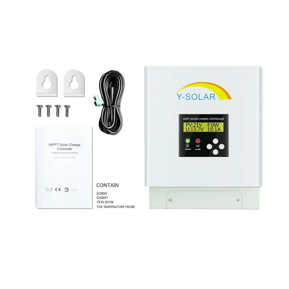Солнечный MPPT 60A 48/36/24/12 В dual fan рассеивания тепла интеллектуальной зарядки