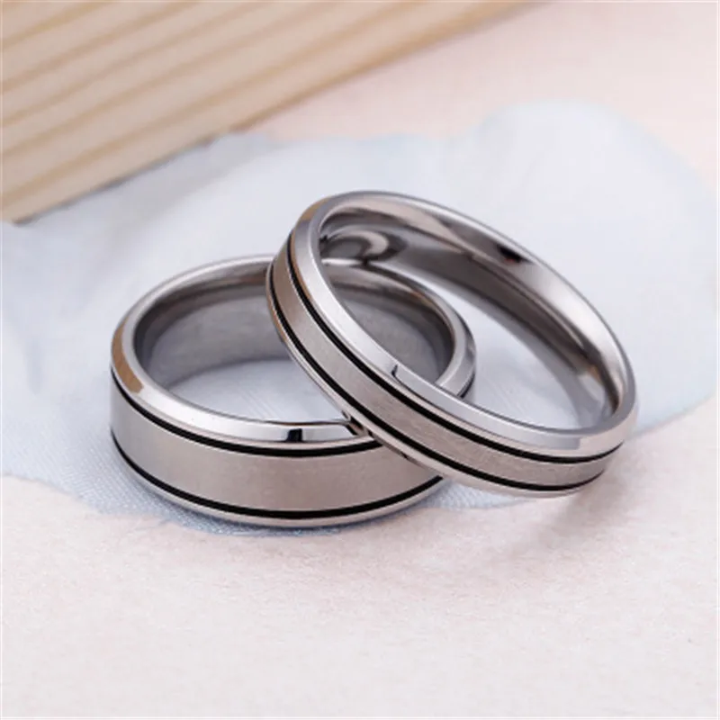 

Romad Lovers Ring for men and women Refreshing original design concise Valentine's Day gifts Promise Band Weddingi